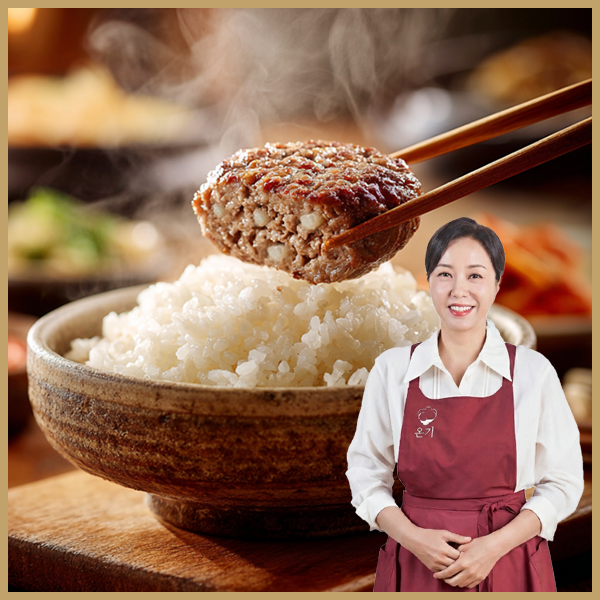 조미령 떡갈비 온기 직화 너비아니 스테이크 간편식 아이 반찬 캠핑 밀키트 160g, 10개 - 상품 이미지