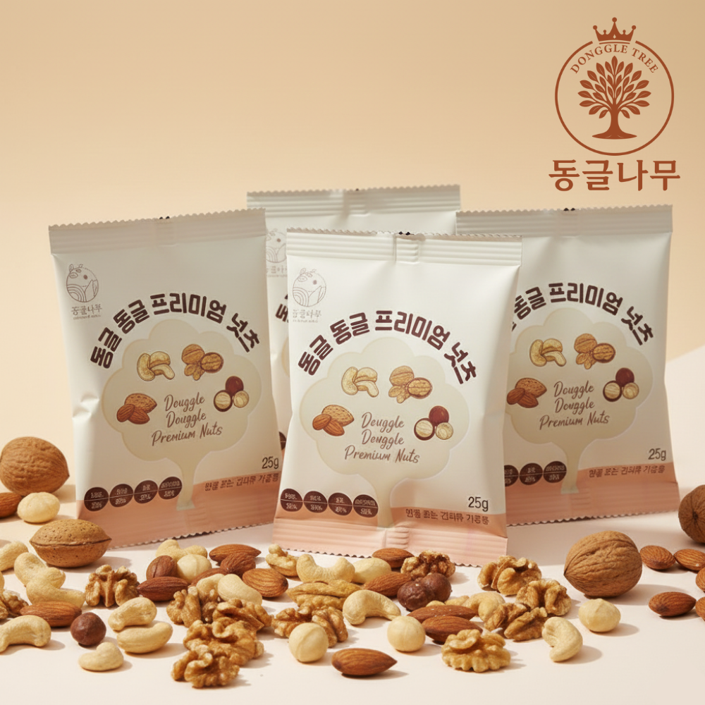 동글나무 갓 구운 하루견과 25g 견과류 선물세트 임산부 하루견과류 이미지 3