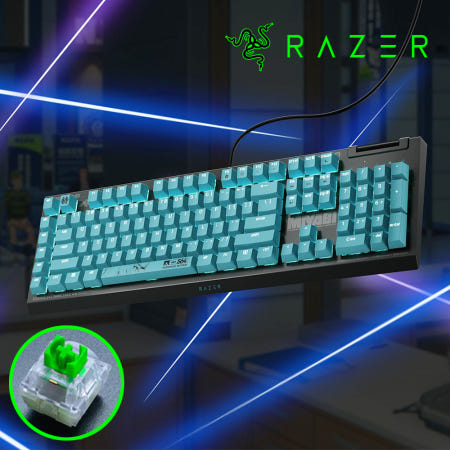 RAZER [국내정발] 레이저 블랙위도우 V4 X 젠레스존제로, 영문 녹축