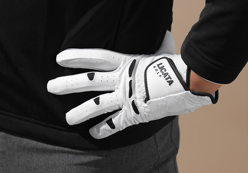 [4장] 리카타 포스그립 프리미엄 반양피 논슬립 골프장갑