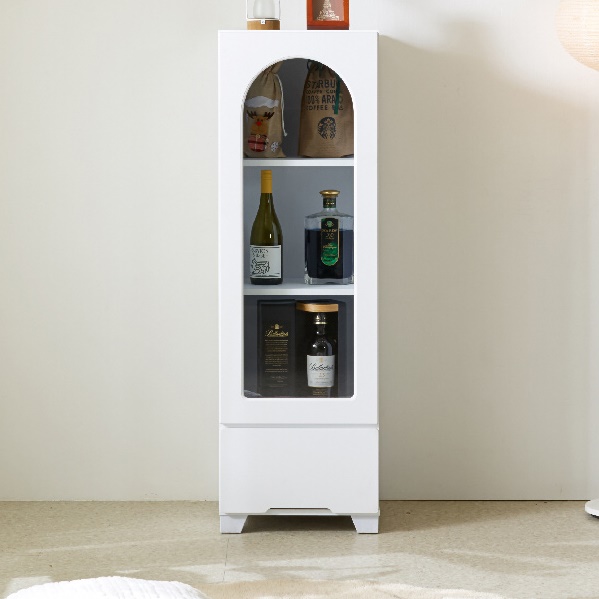 작은 콘솔 서랍 장식장 양주 소형 트로피 소품 상패 진열장