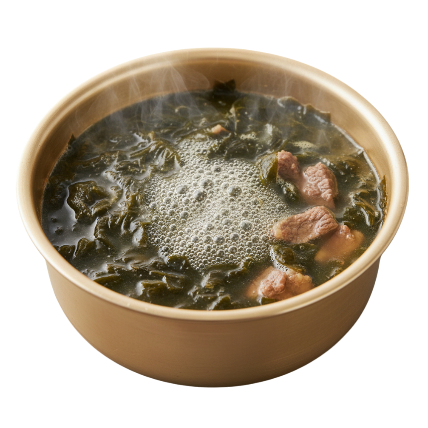 10분한상 든든한 소고기 미역국 550g 2인분 냉동 간편식 - 상세 이미지 2