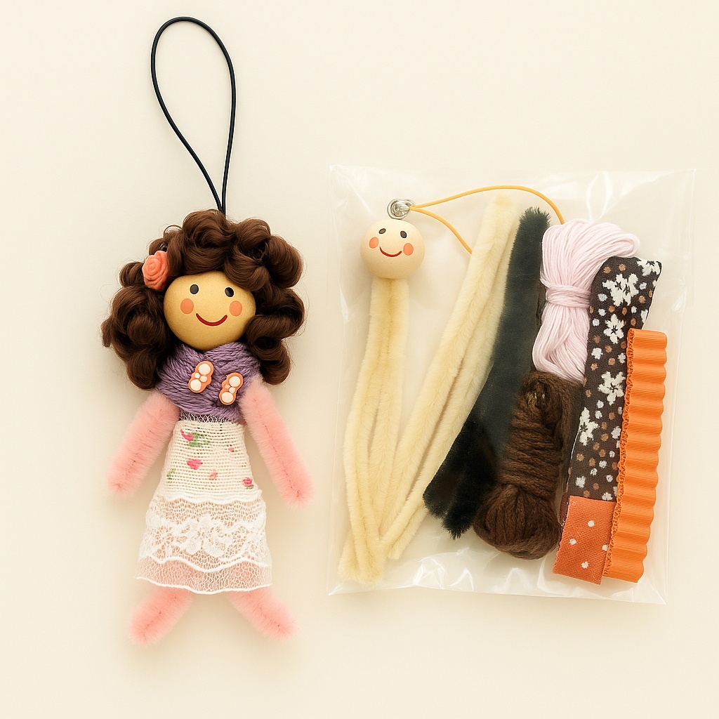 꼬마 모루 인형 & 친구 만들기 DIY 키트 - 상품 이미지
