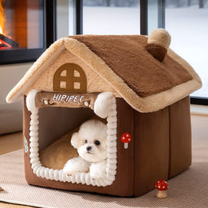 강아지 하우스 고양이 숨숨집 침대 애견 텐트 파워쿠션 호박 중형 솔직 후기 | 실제 사용자 리뷰 총정리 - 상품 이미지 4