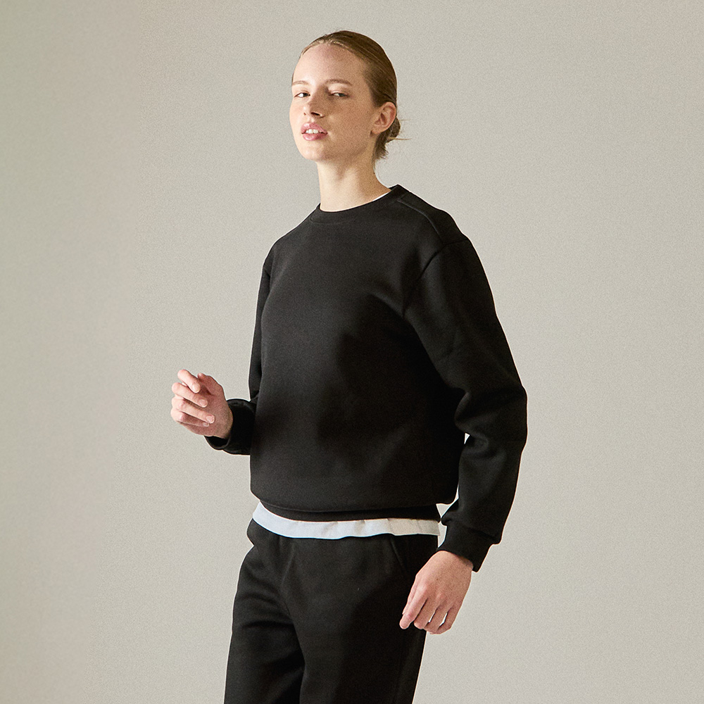 기모 레귤러핏 맨투맨 티셔츠