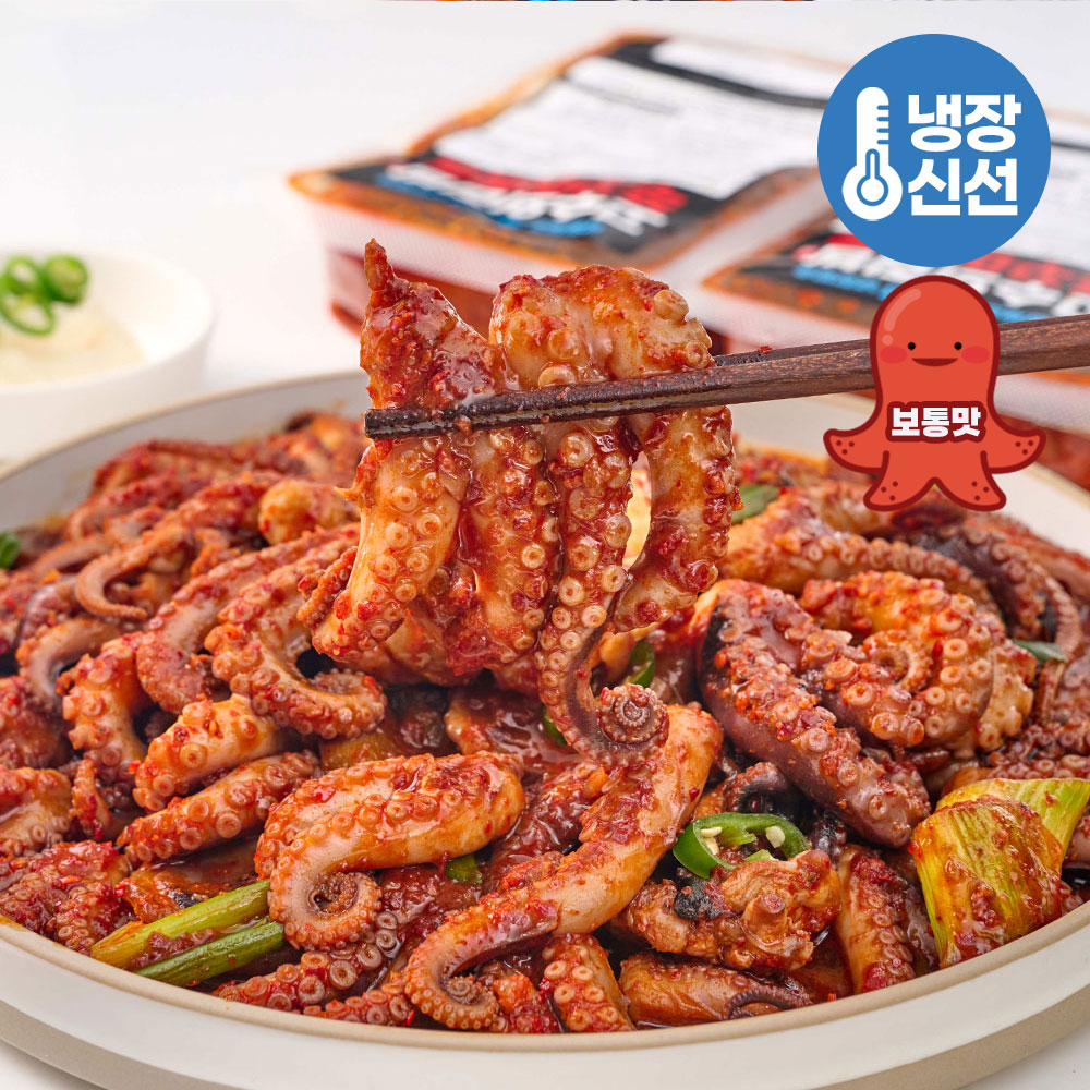 초신선 냉장발송 쭈꾸미볶음 보통맛 350g, 4개 - 상품 이미지