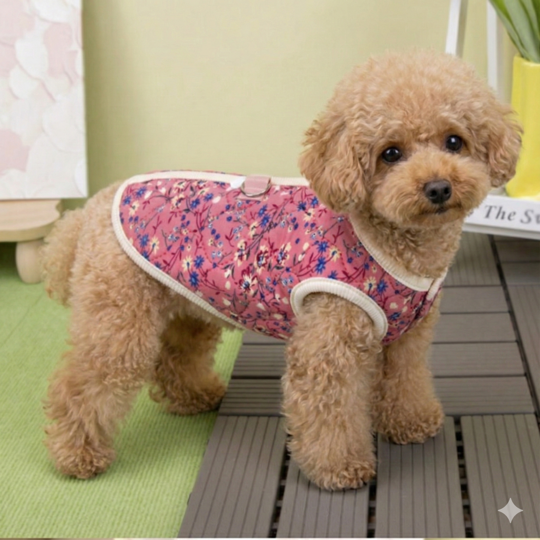 누빔 강아지 뽀글이 조끼 말티즈 겨울 옷 강아지 할매 조끼