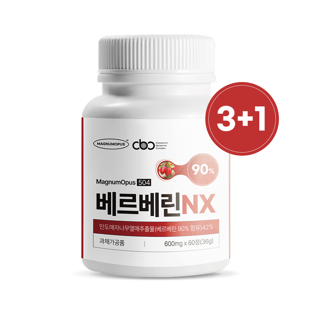 베르베린NX 60정, 4개 - 메인 이미지
