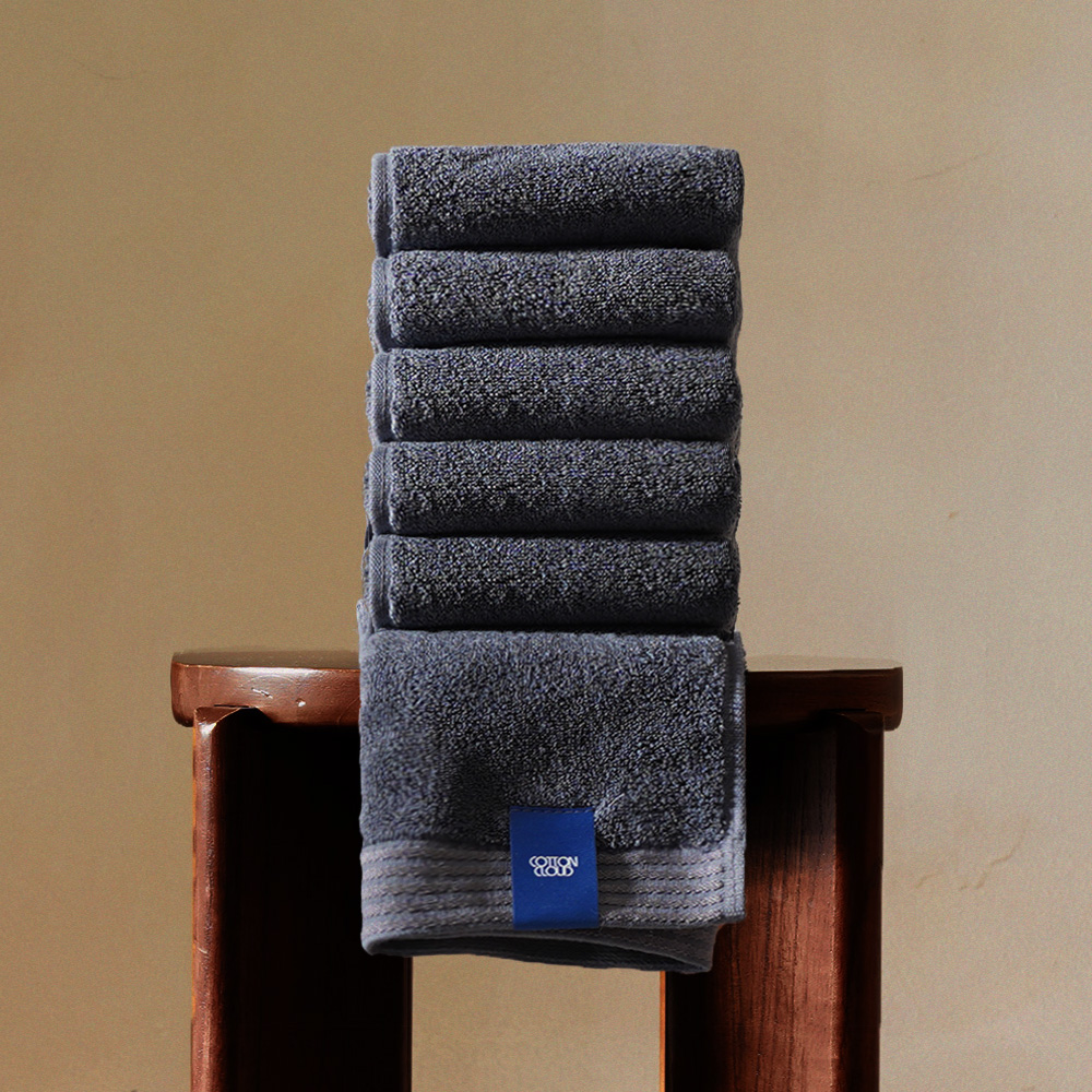 [럭키딜]코튼클라우드 먼지없는 수피마 호텔 수건 고중량 테누아 타월 200g, 모스그린, 5장