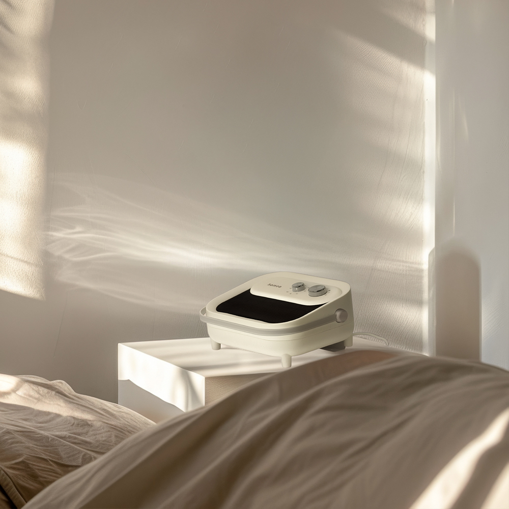 호메오 PTC 온풍기 무타공 벽걸이 탁상용 초저소음 가정용 - 상세 이미지 2