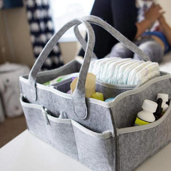 펠트 기저귀 가방 이동식 휴대용 기저귀 가방 선물 출산