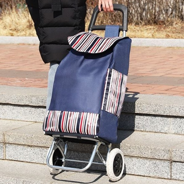 접이식 쇼핑 카트 폴딩 장 바구니 카트 휴대용 시장용