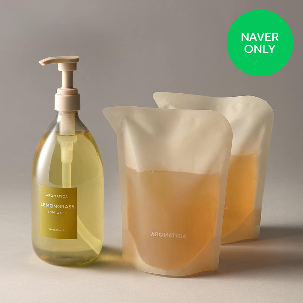 [네이버 단독] 아로마티카 레몬그라스 바디워시 대용량 2L 세트