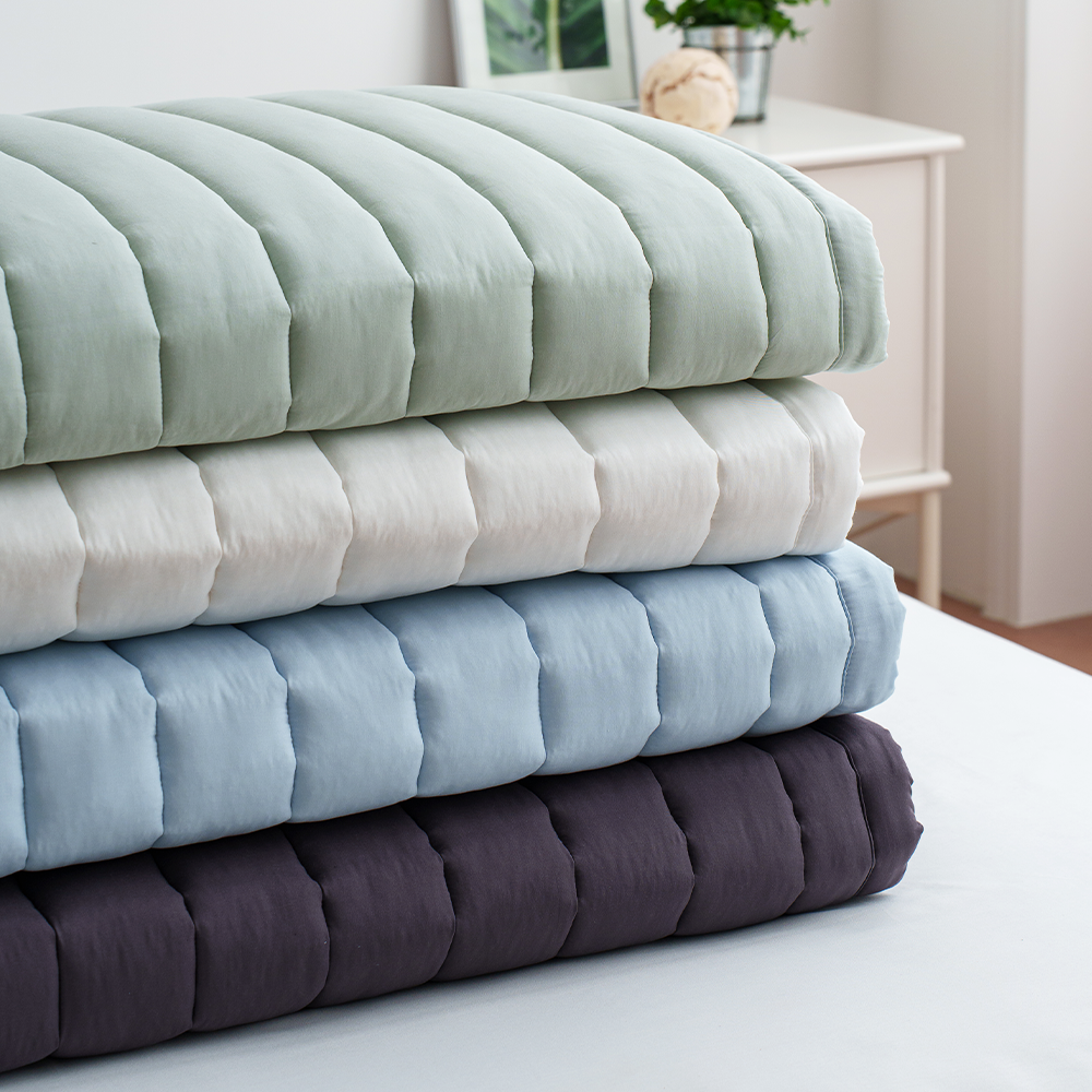 쿠에뜨 모달 알러지케어 치즈 무지패드 SS 논슬립 고정밴드 순면 침대패드