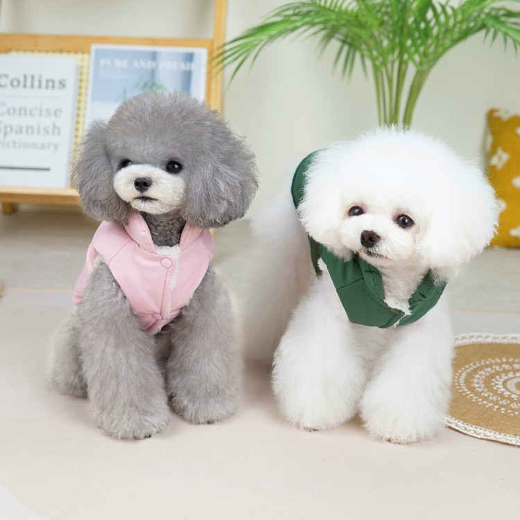 강아지 패딩 소형견 겨울옷 안감 기모 - 상세 이미지 2