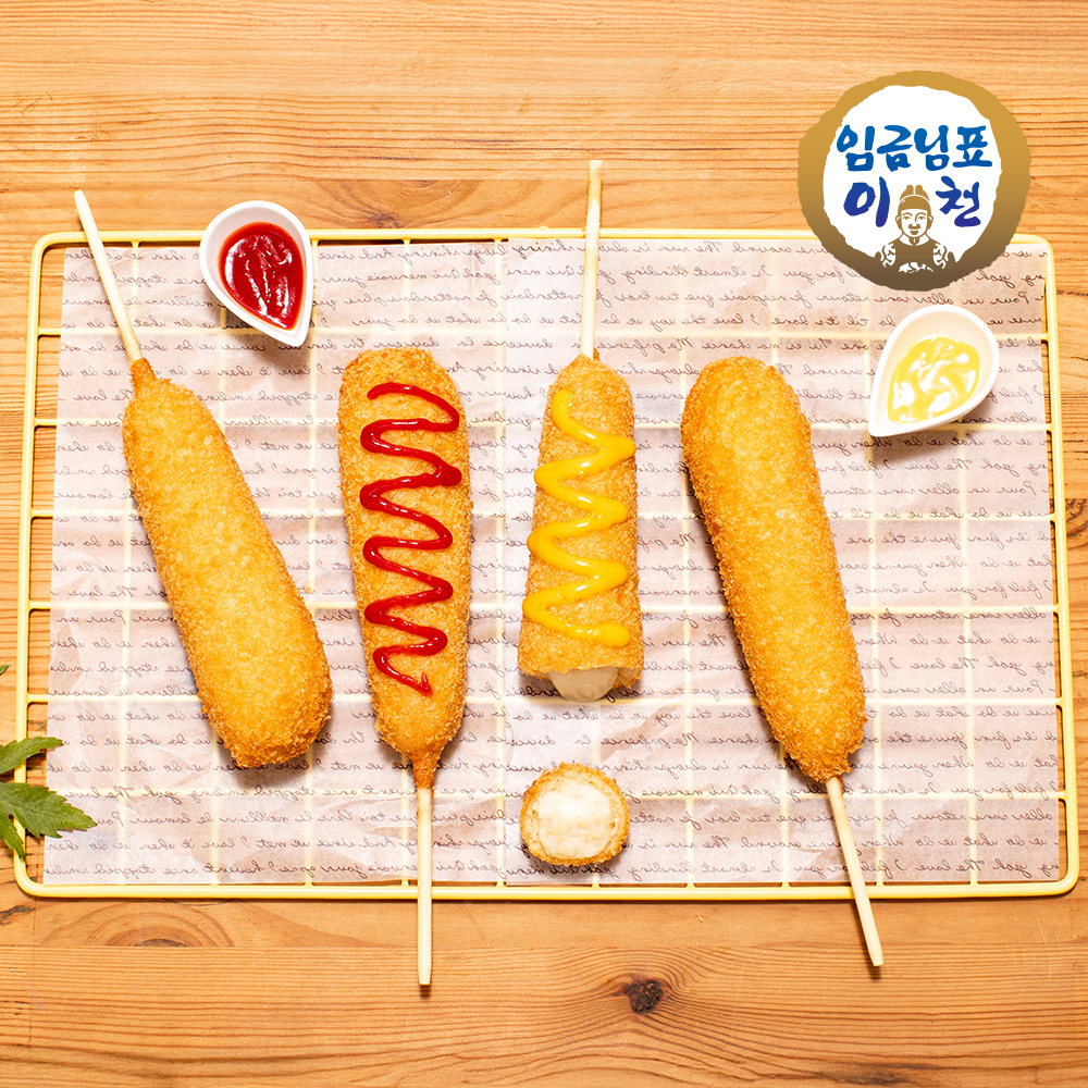 이천쌀 모짜치즈 반반핫도그 쌀핫도그 오리지날&치즈, 5개입, 10개 이미지 6