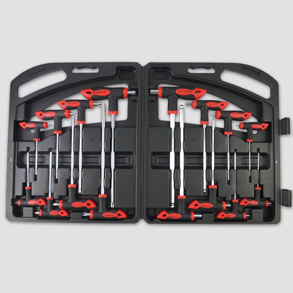 육각 별 T렌치 16pcs t10 t15 t20 t25 t30 t45 t50 - 상품 이미지