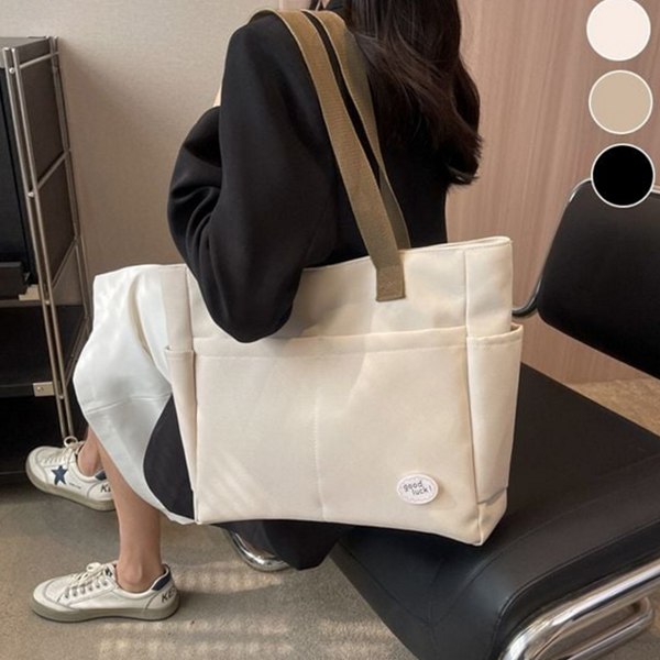 데일리 여성 숄더백 다용도 직장인 가방 수납력 가벼운 - 상품 이미지