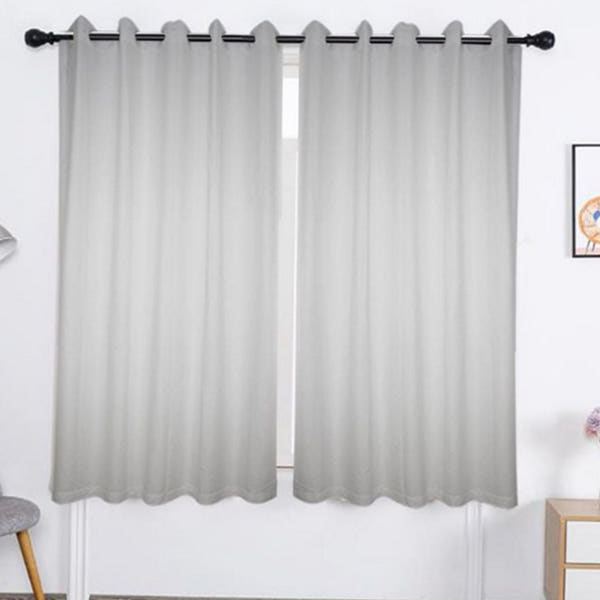 먼지없는 쉬폰 암막 커튼