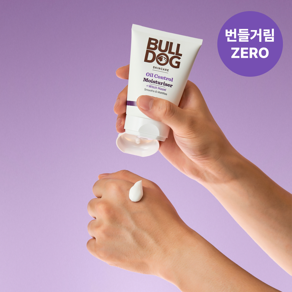 [불독] 오일컨트롤 모이스처라이저 100ml X2개 (지성 모공피부용 남성 올인원 로션) - 상세 이미지 2