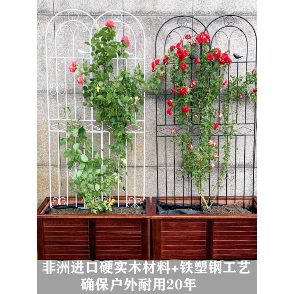 원목 대형화분 방부목 도로 텃밭상자 특대 직사각 60cm - 상세 이미지 2