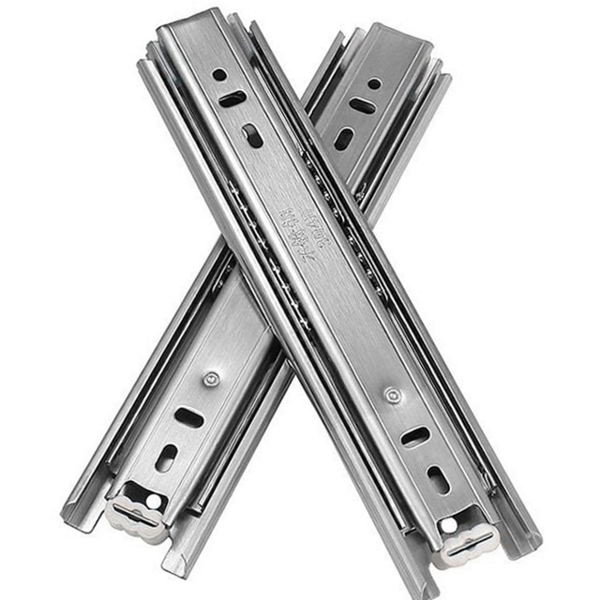 스테인리스 3단 서랍 레일 슬라이드 가구 서랍 레일 500mm 싱크대