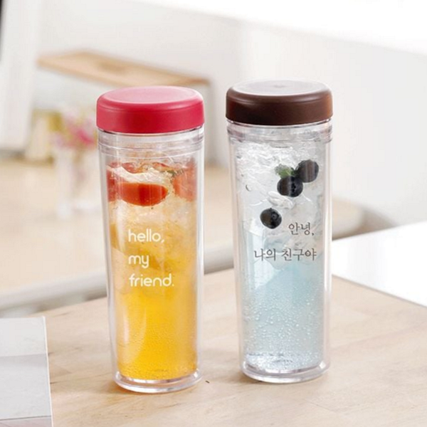 결로방지 이중 보틀 베이직 500ml 보틀 데일리 커스텀 - 상품 이미지