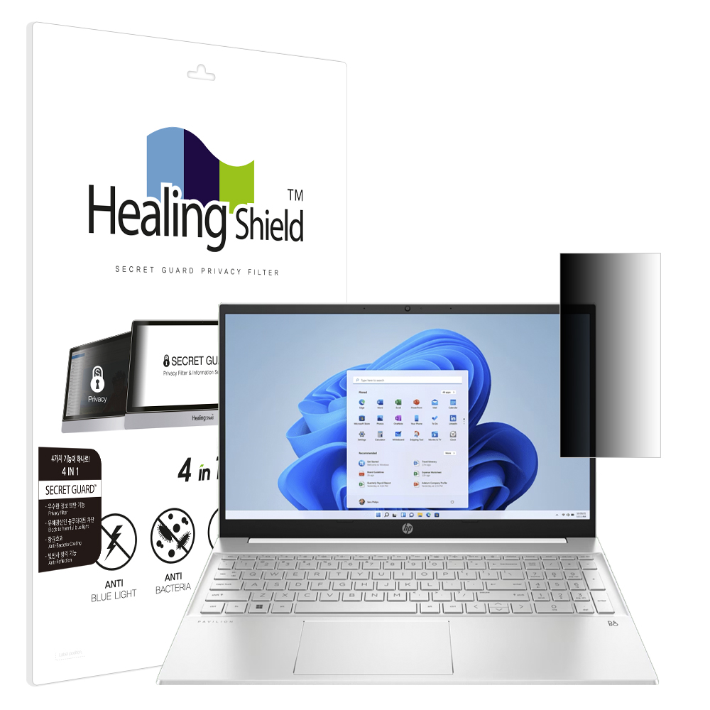HP 파빌리온 15-eh3016AU SNS 메신저 사이드 프라이버시 보안필름 - 상품 이미지
