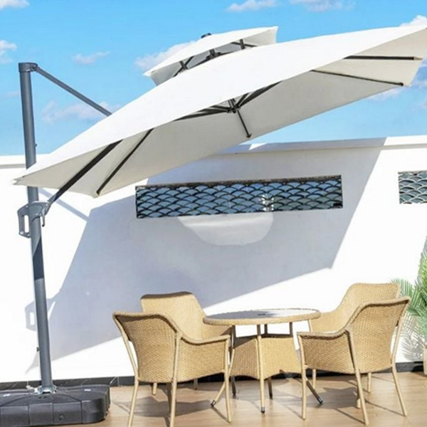 접이식 야외 파라솔 폴딩 테라스 파라솔 대형 그늘막 정원