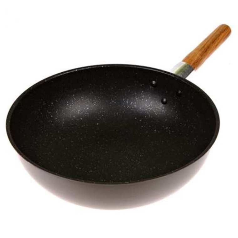 토스코 코팅자루 중국팬 38cm - 상품 이미지