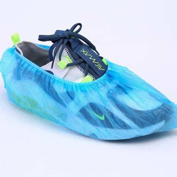 두꺼운 부직포 신발 커버 미끄럼 일회용 용신 신발 커버 방문자용 - 상품 이미지