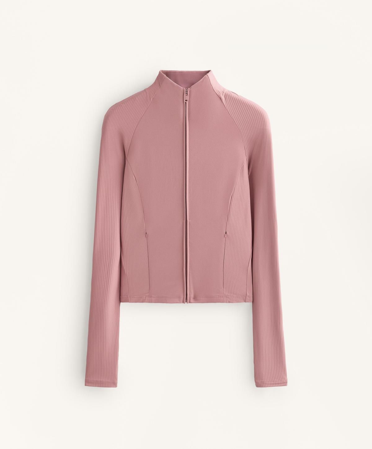 오이쇼 테크니컬 골지 집업 재킷 1645/332 SOFTPINK - 상품 이미지