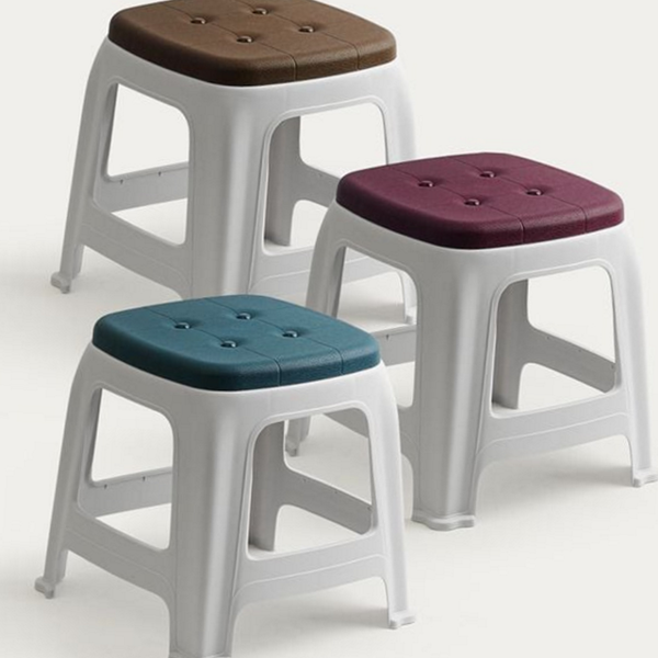 디자인 적층 형 보조 의자 가벼운 플라스틱 보조 스툴 다용도