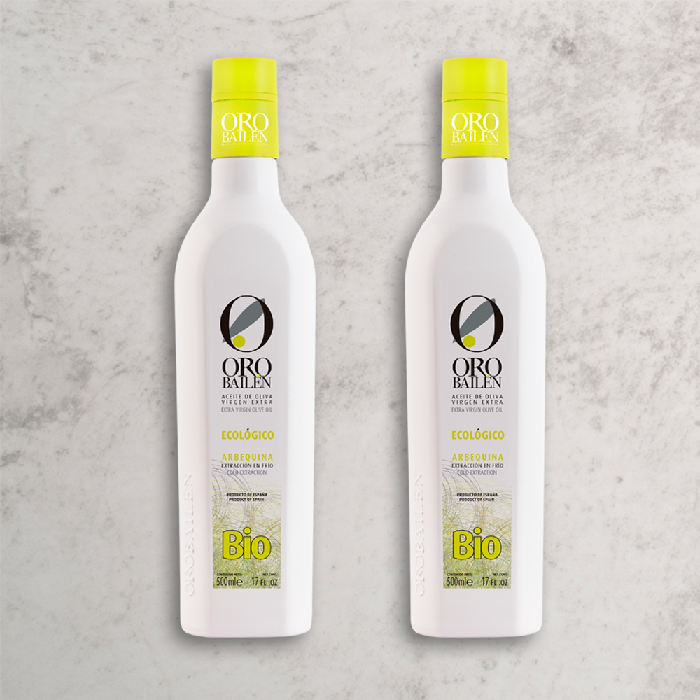 오로바일렌 바이오 아르베키나 유기농 엑스트라버진 올리브오일 500ml 2병 세트(기프트박스 미포함) - 상품 이미지