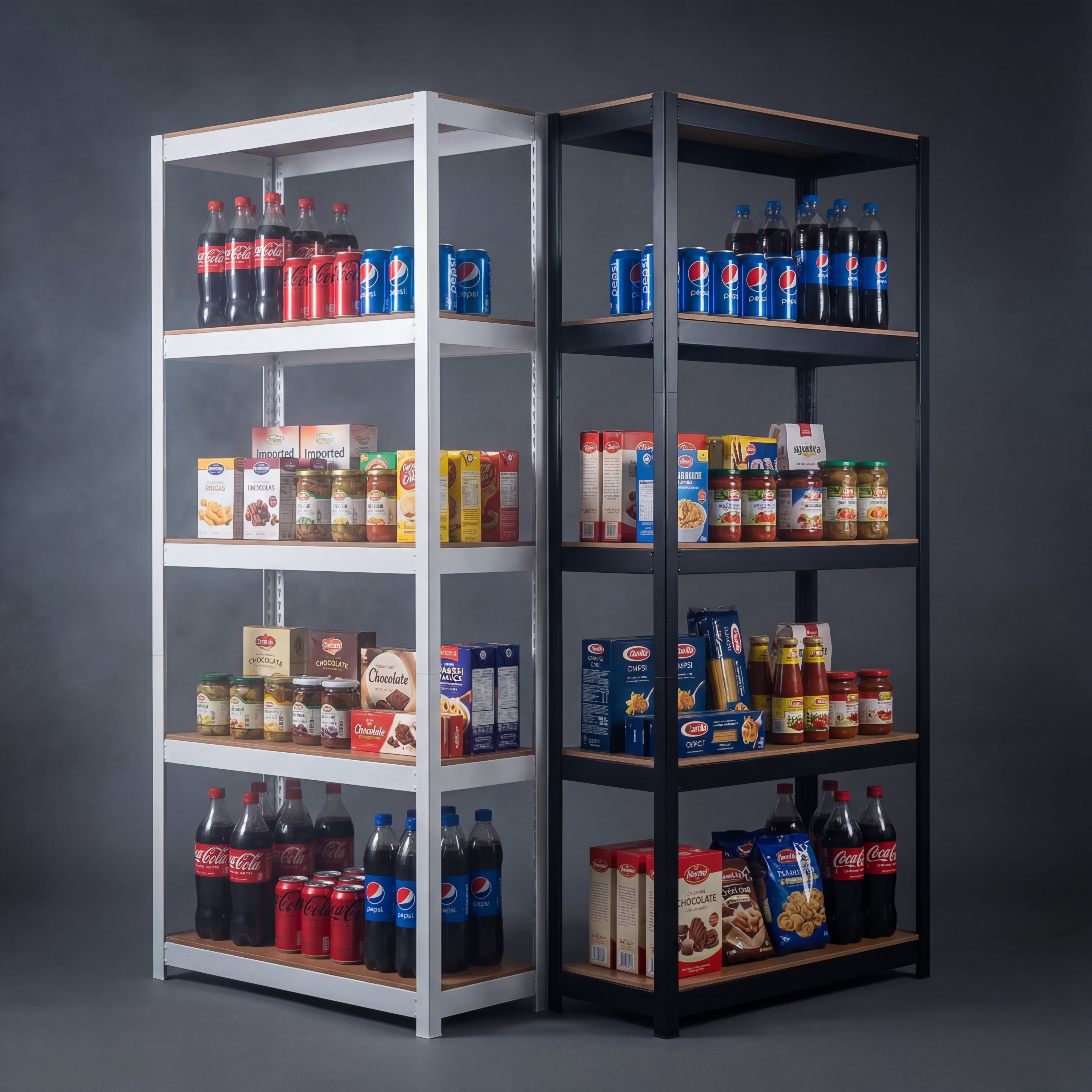 선반 수납선반 다용도실 조립 팬트리 무볼트 선반장 랙 홈던트하우스 300300750 5단