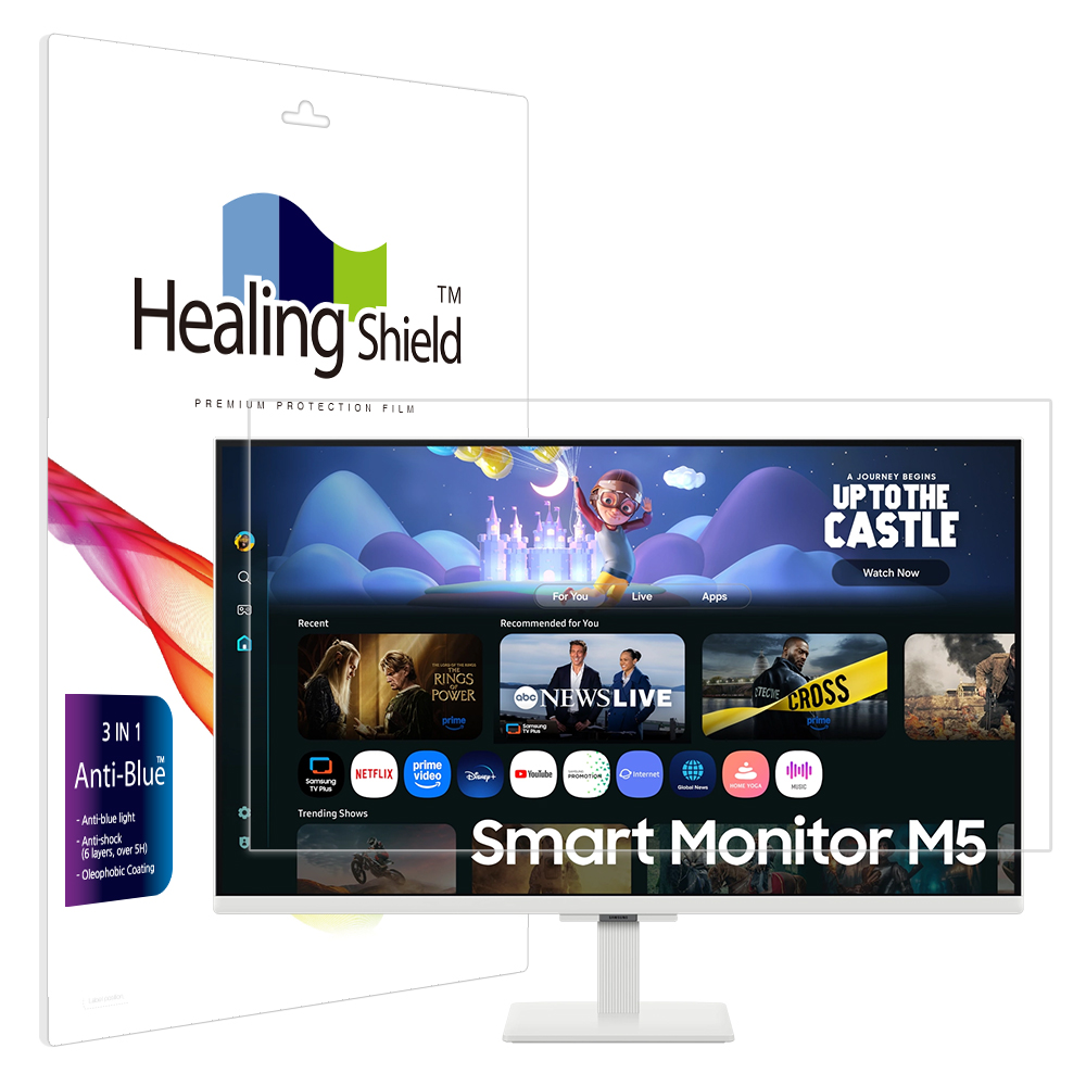 삼성 2025 FHD 스마트모니터 M5 LS32FM503 블루라이트차단 액정보호필름 - 상품 이미지