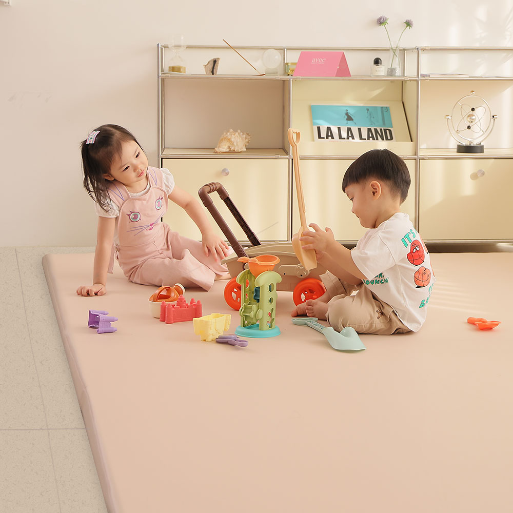 avec 틈새제로 1장커버 안전 놀이방매트 180x140 유아 플레인매트 - 메인 이미지