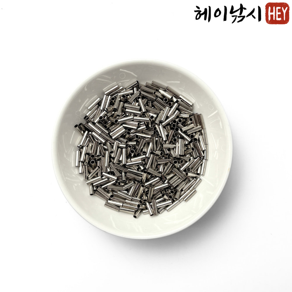 낚시 일자 외슬리브 대용량 원투 자작채비재료 500개입 - 상품 이미지