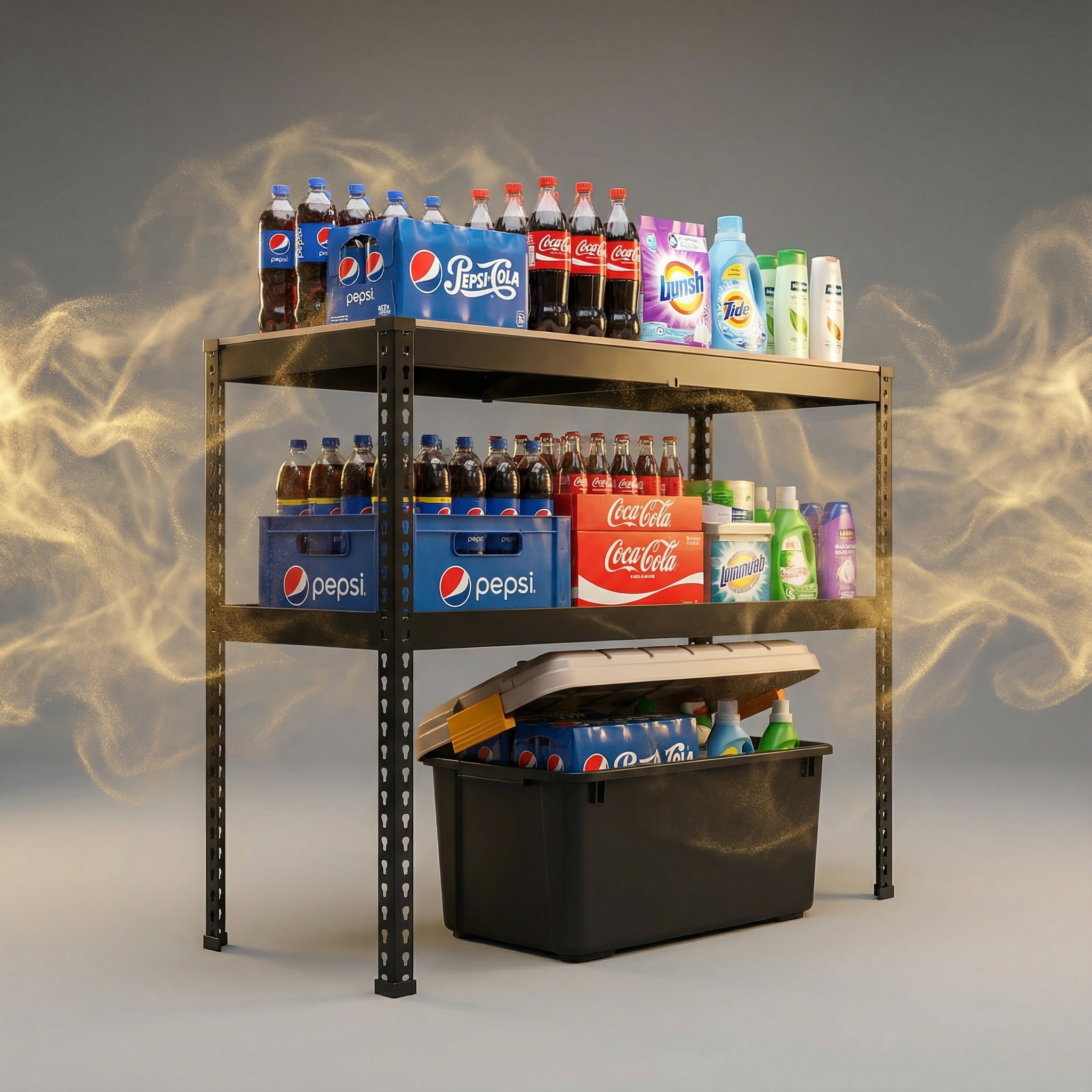 스피드랙 철제선반 12T합판 무볼트 조립식 앵글 창고 베란다 V23030332단