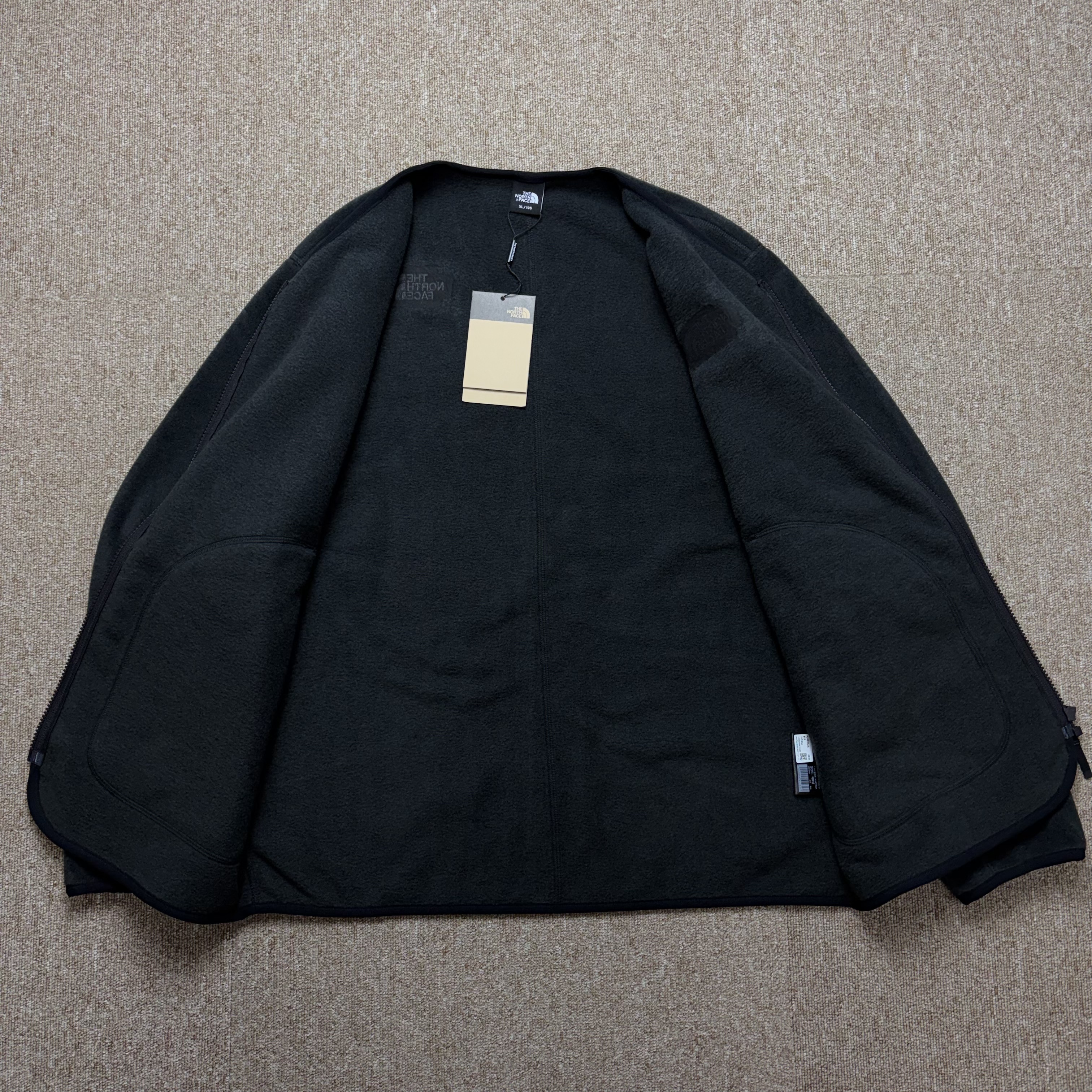 (국내매장판) 노스페이스 경량 가디건 캠퍼 패딩 깔깔이 노벨티 아캄포 후드 캐주얼 자켓