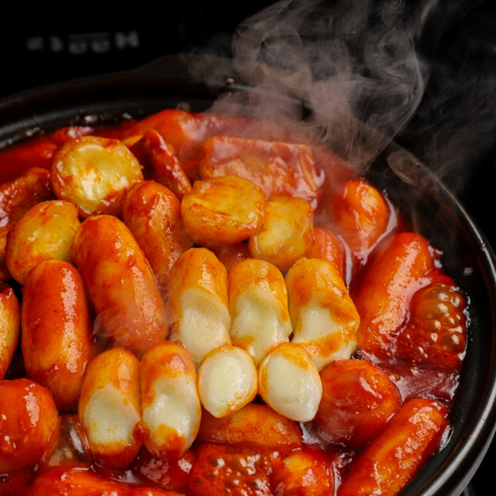 2인분 치즈 몽땅 매운 가래떡 떡볶이 480g 고구마 떡볼 100%국산재료 밀키트 - 상세 이미지 2