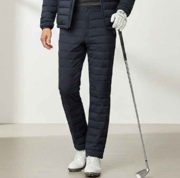 팬텀골프 남성 겨울 보온성 덕다운 골프웨어 다운 패딩바지 - 상품 이미지