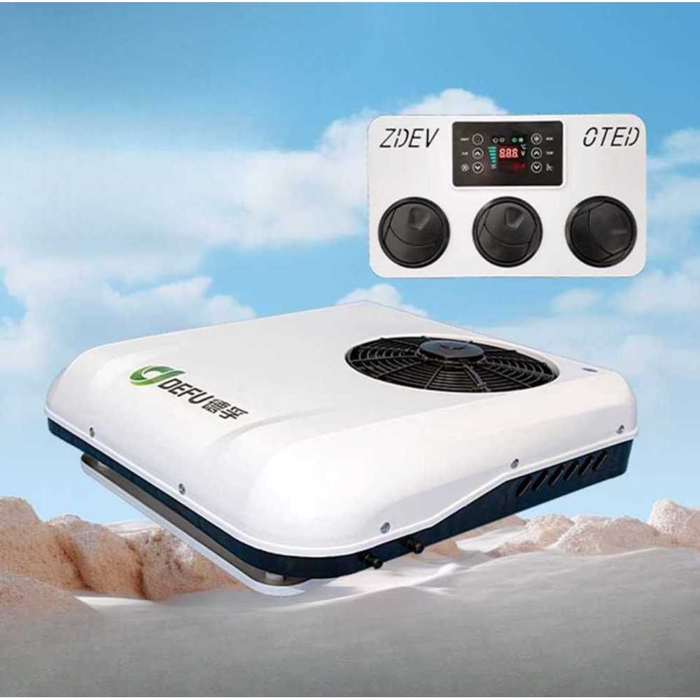 무시동 에어컨 차량 캠핑 강력 냉방 시스템 장치 48V-72V 단냉 (화이트) - 상세 이미지 3