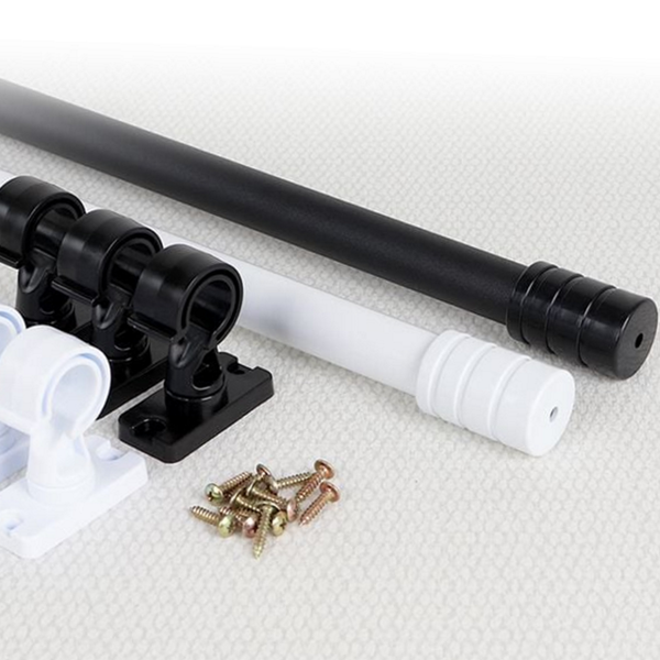 모던 커튼 봉 베이직 커텐 봉 25mm 설치 압축봉 창문