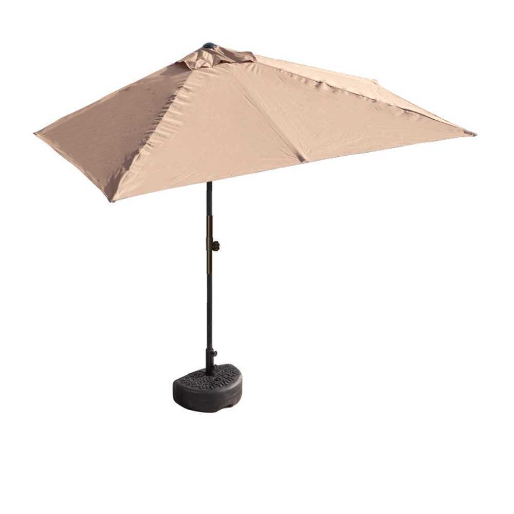 벽면 파라솔 천막 카페 테라스 사각 베란다 야외 반쪽 200x100cm 18L