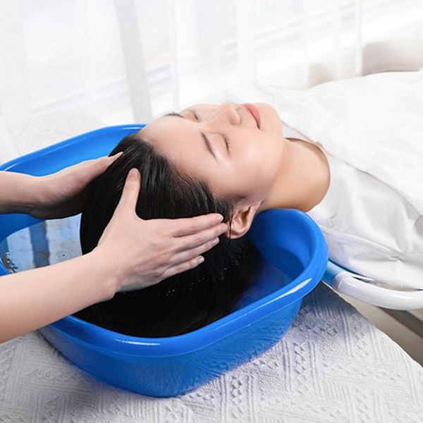 휴대용 간이 세발기 침대 누워서 머리감기 어르신 용품