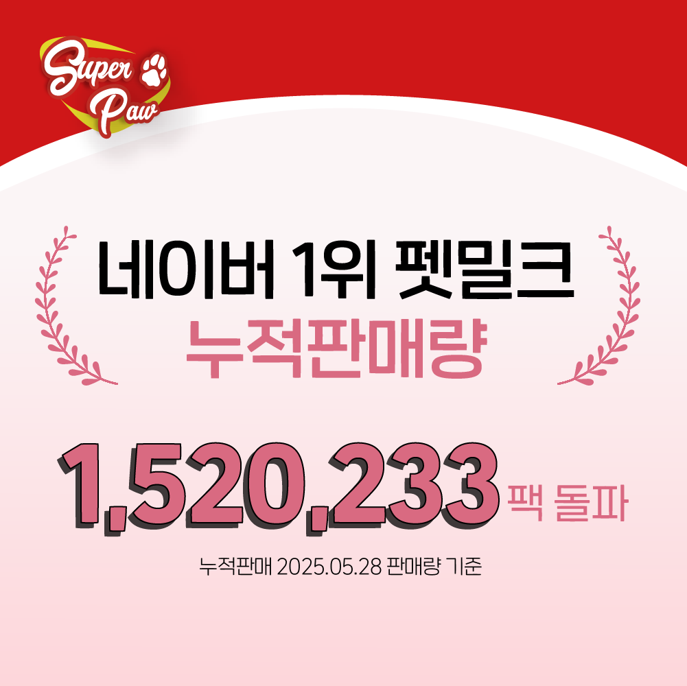 (1박스) [ 강아지의 날 ] 슈퍼포우 펫밀크 강아지 우유 고양이 음수량 딸기(면역), 150ml, 8개 이미지 2