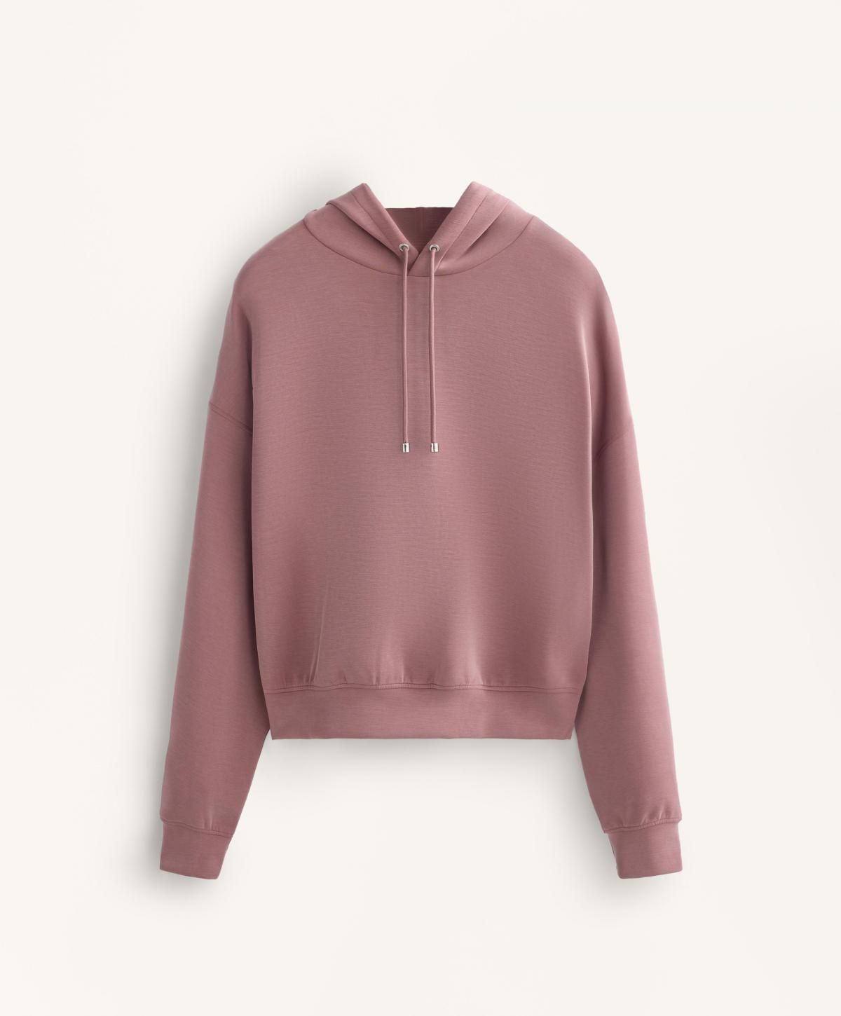오이쇼 모달 브러시드 박시핏 소프트 후드티 2225/746 PINK-MAUVE - 상품 이미지