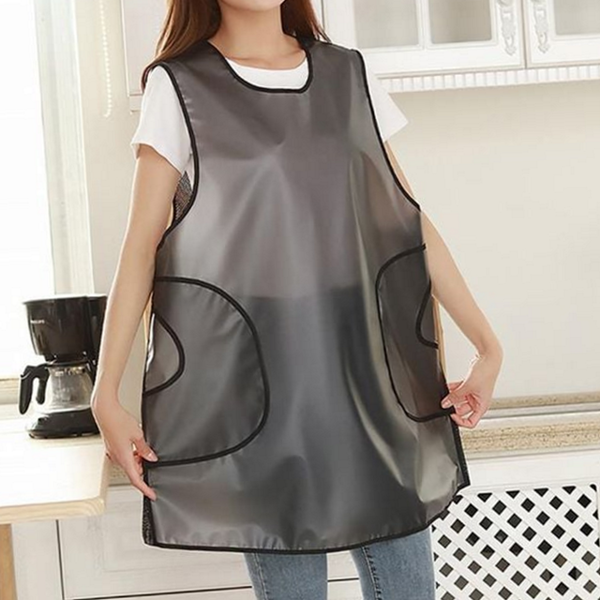 포켓 방수 앞치마 홀터넥 주방 앞치마 업소용 작업용 요리 식당