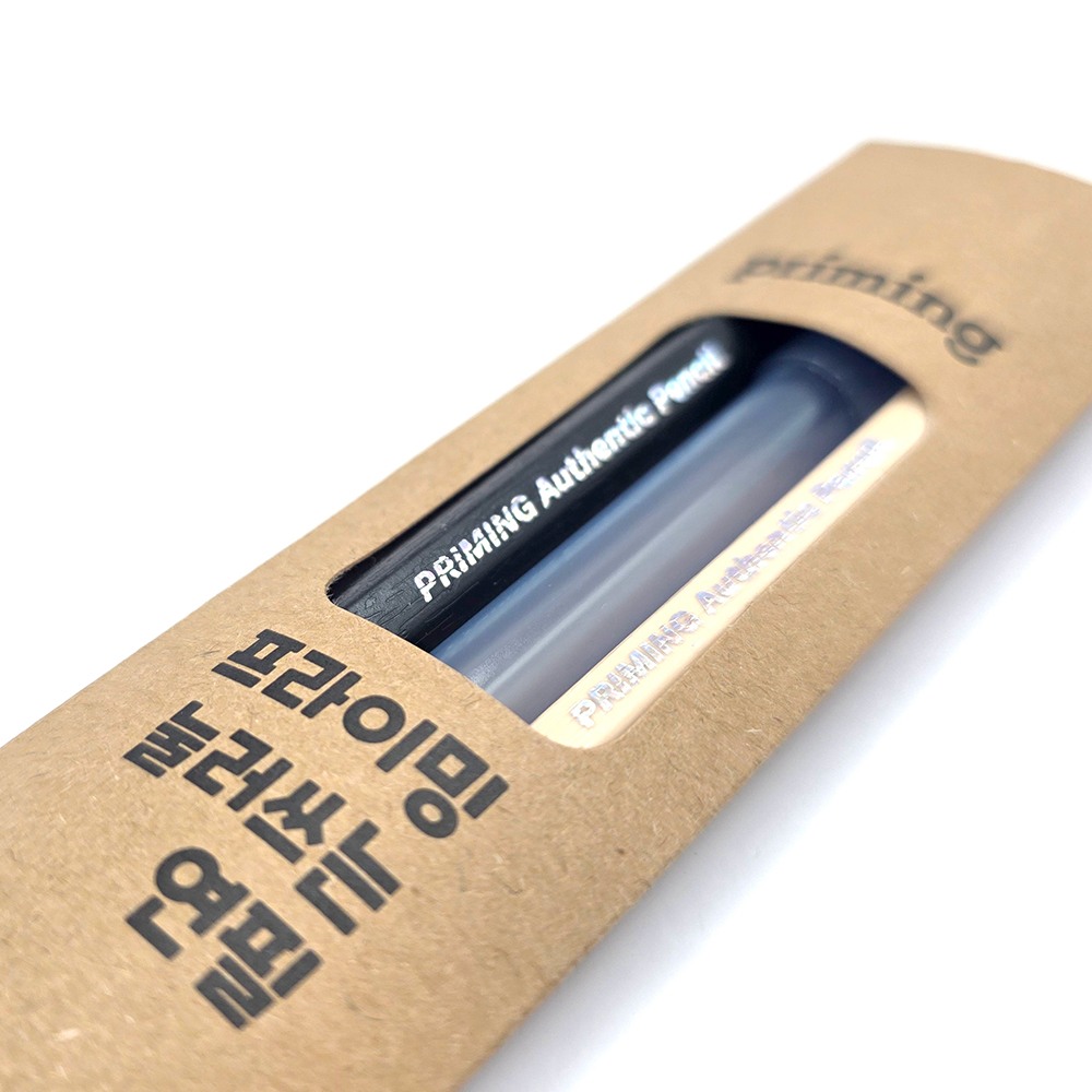 프라이밍 눌러쓰는 연필 기프트 세트 / 샤프 어린이 필기구 깎이 2B 스케치 받아쓰기 학교 이미지 7